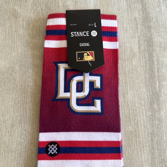 Stance MLB City Connect Washington Nationals Socks Baseball Large 9-13 Brand New - Picture 2 of 9